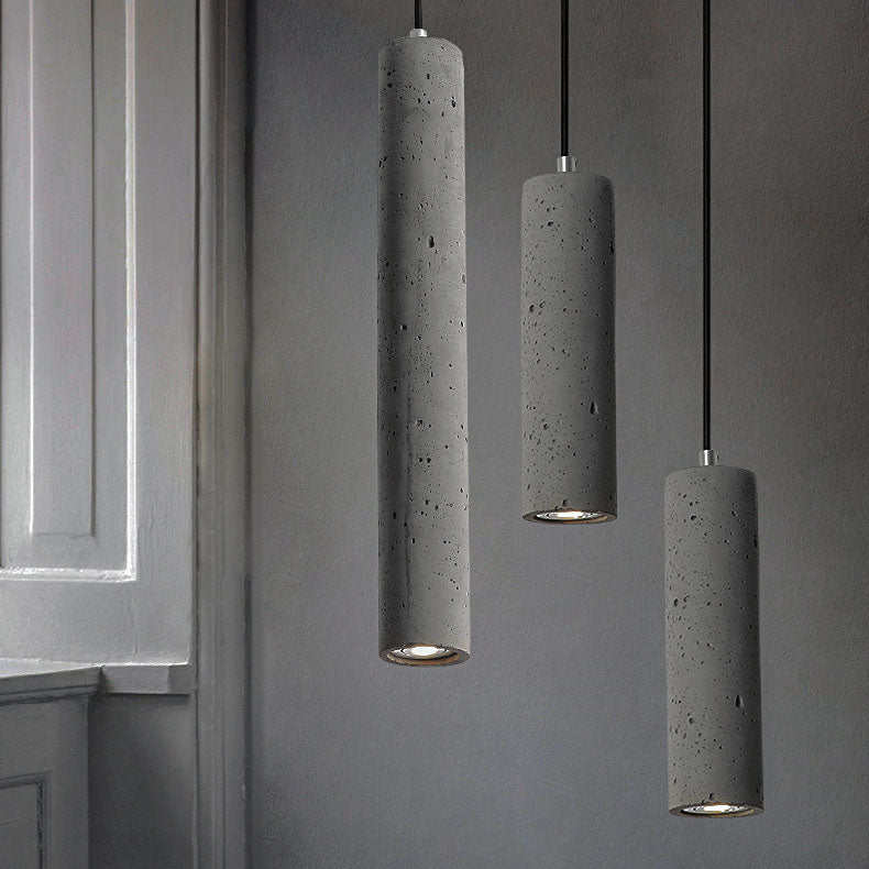 Industrial Concrete Pendant Light Fixture