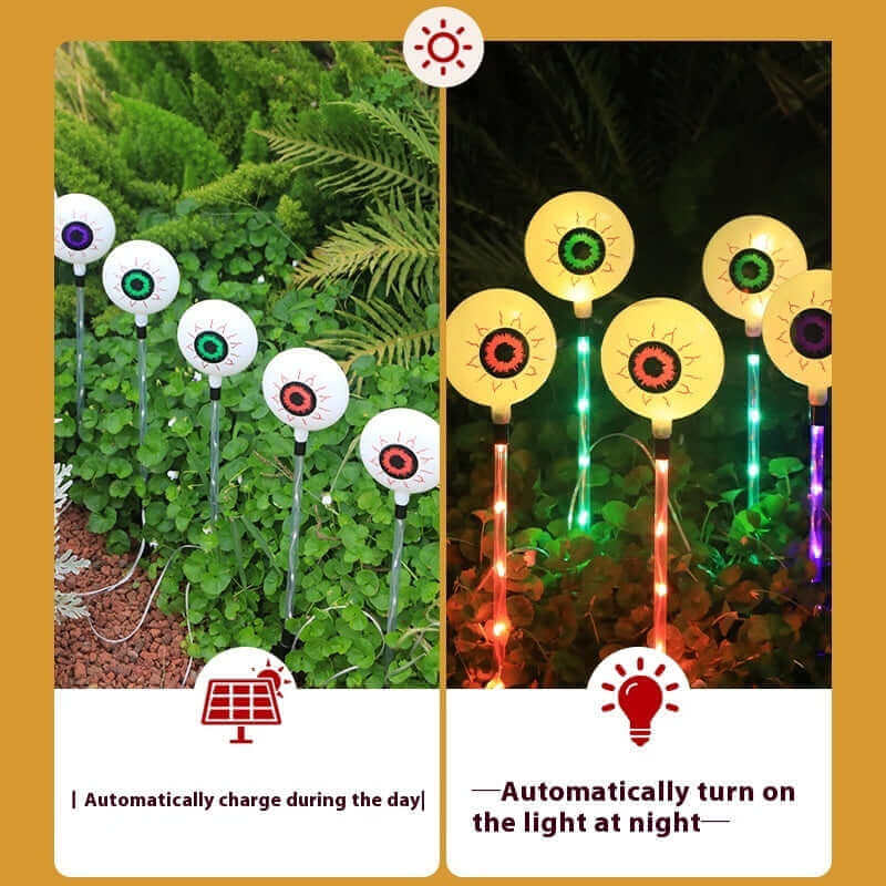 Outdoor Solar Powered Halloween Light Lamp