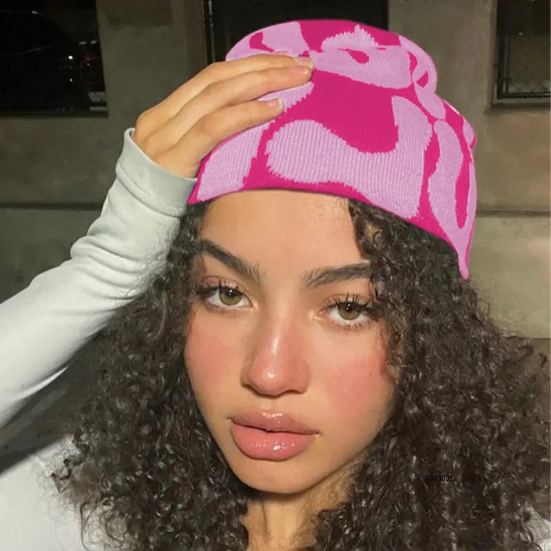 Warm Winter Knit Beanie Caps