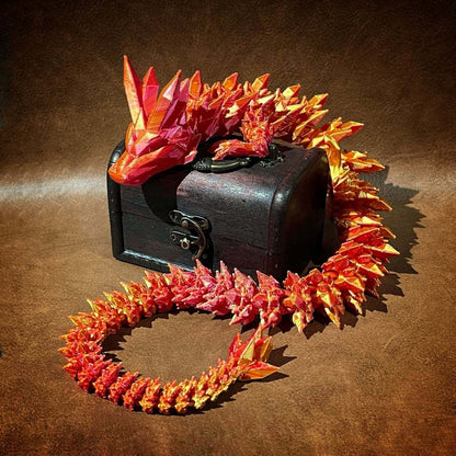Flexible 3D Dragon Figurine Toy