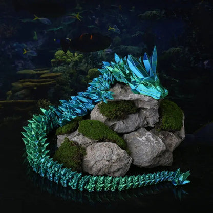 Flexible 3D Dragon Figurine Toy