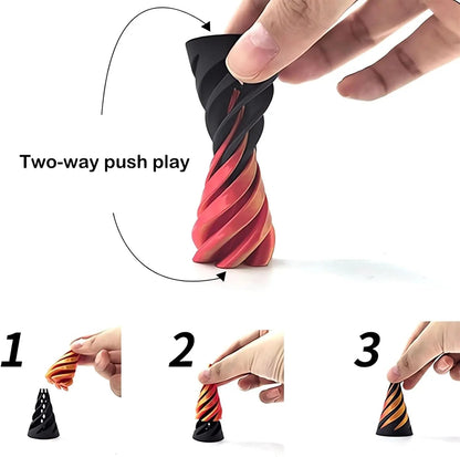 Colorful Spiral 3D Desk Toy Sculpture