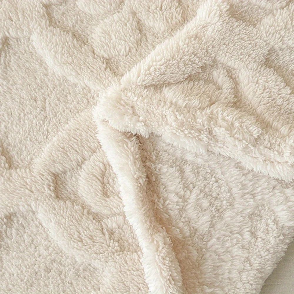 Plush Embroidered Fleece Blanket