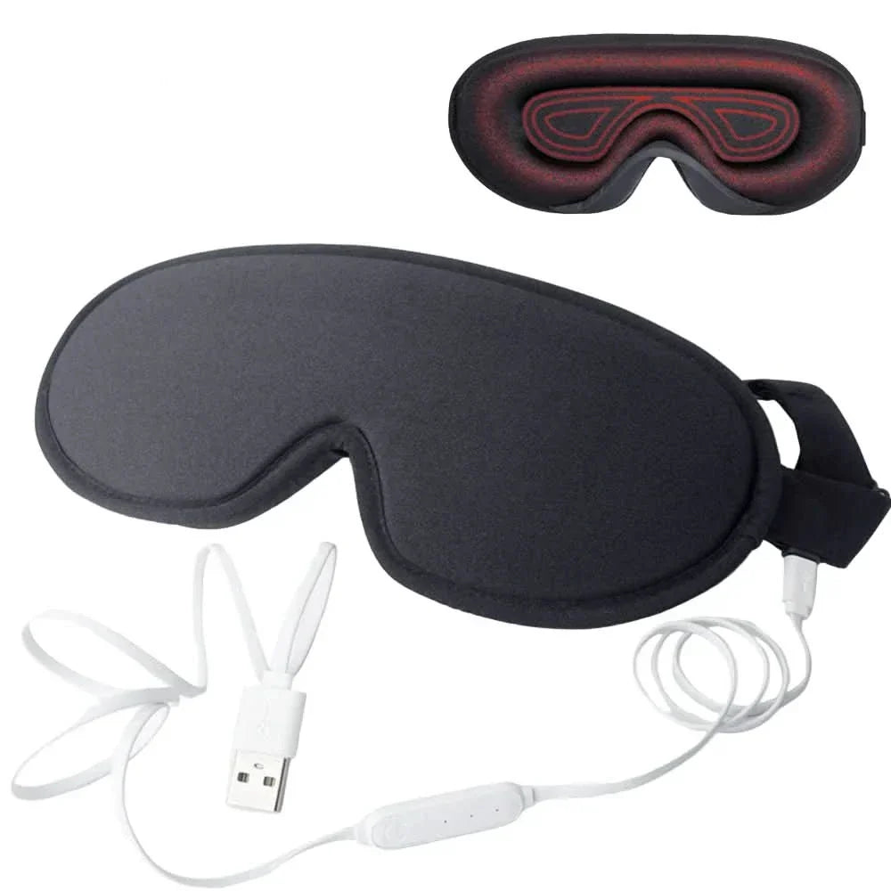 Warm Relaxing Eye Mask with Heat Therapy & Adjustable Temp