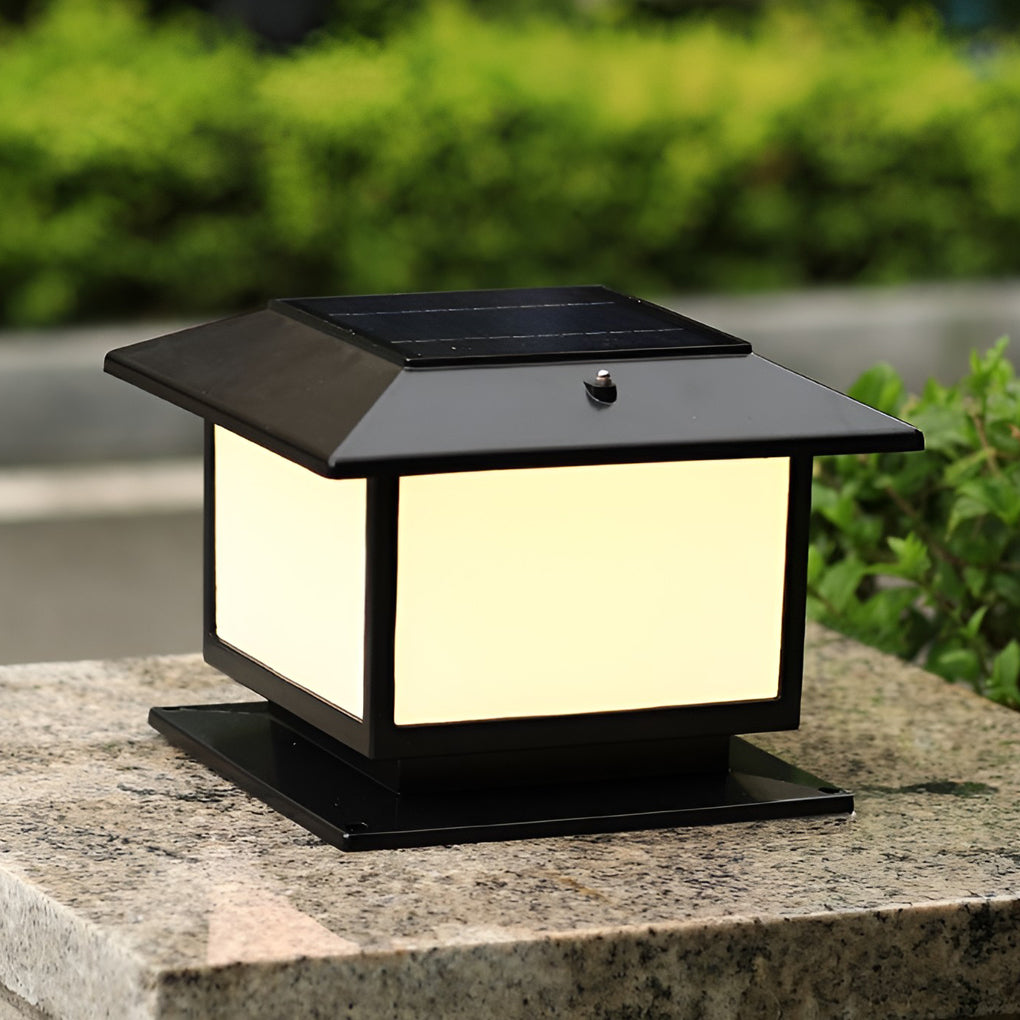 Outdoor Bright Solar Powered Fence Post Lights