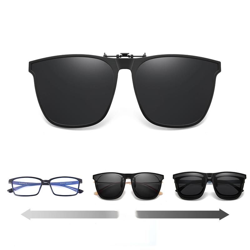 Polarized Clip On Flip Up Sunglasses