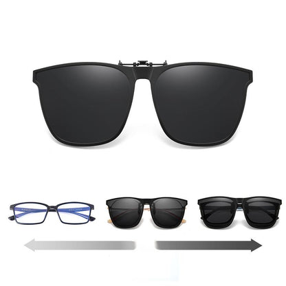 Polarized Clip On Flip Up Sunglasses