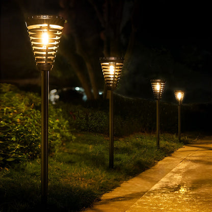 Outdoor Bright Solar Powered IP65 Garden Lamp
