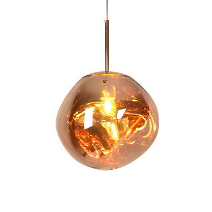 Unique Handmade Glass Ball Modern Pendant Light