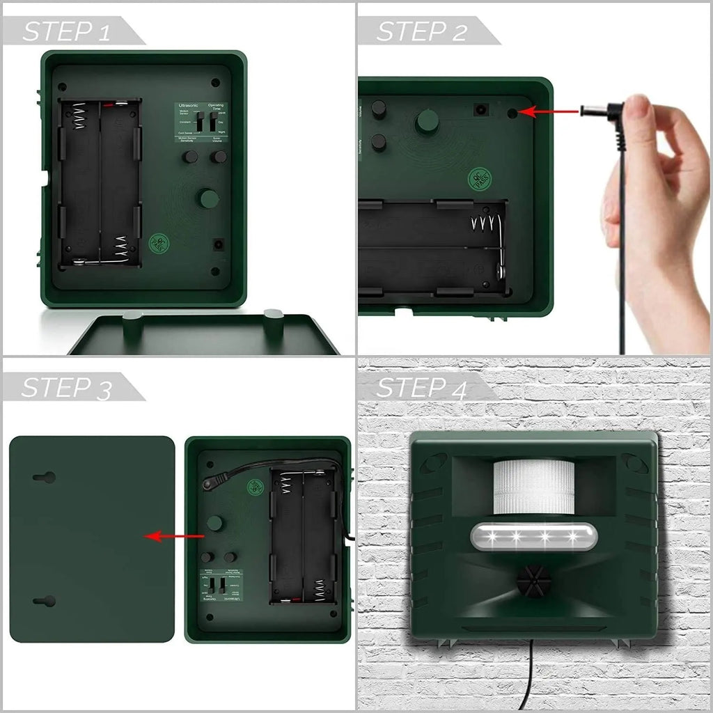 Outdoor Bird Repellent System for Gardens and Patios