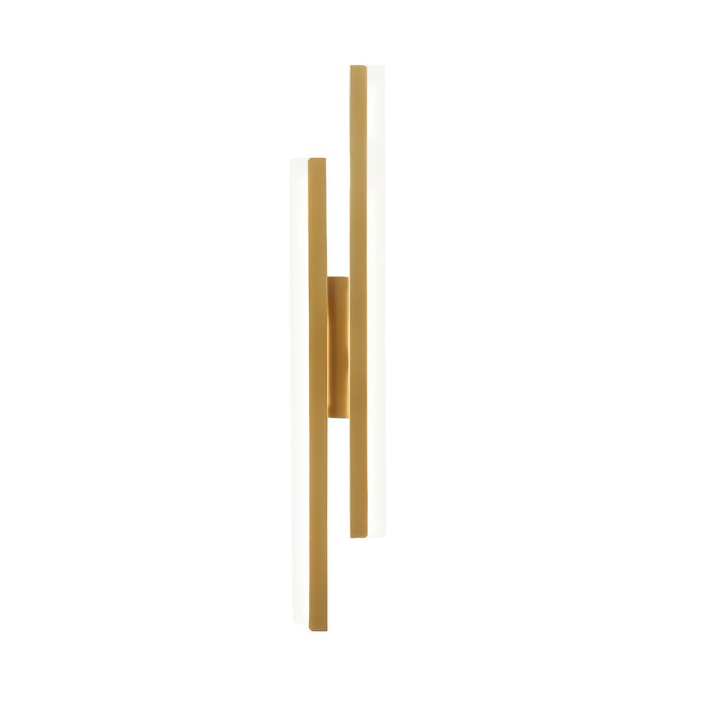 Sleek 2-Light LED Wall Sconce with Dimmer