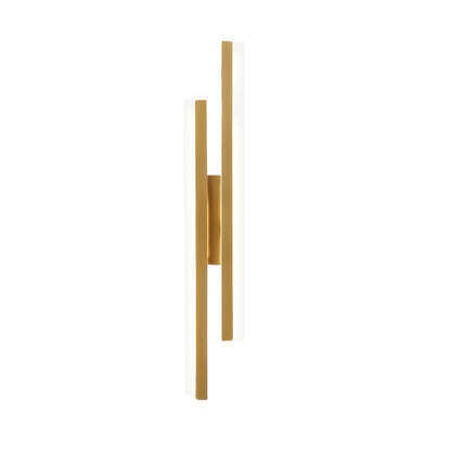 Sleek 2-Light LED Wall Sconce with Dimmer
