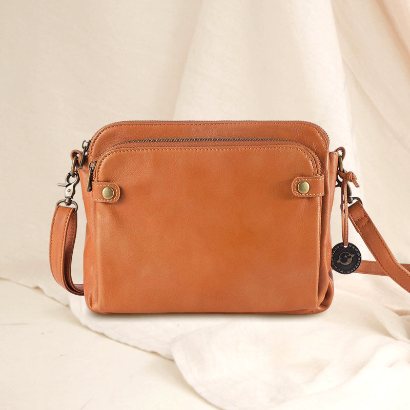 Premium Leather Crossbody Handbag - Cofik