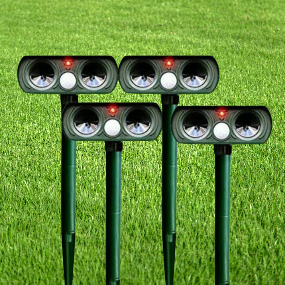Outdoor Solar Powered Animal Repellent Device - Cofik