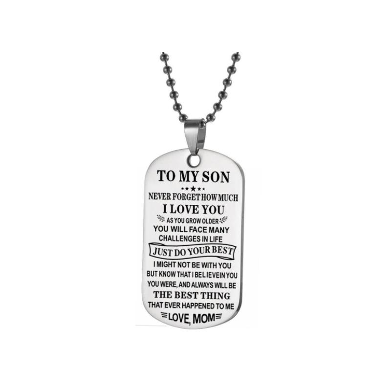 Personalized Kid's Keychain Necklace