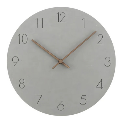 Big Silent Wooden Clock - Modern Minimalist Style - Cofik