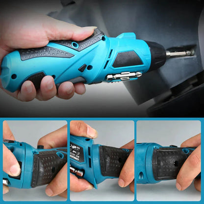 Compact Portable Power Drill Set