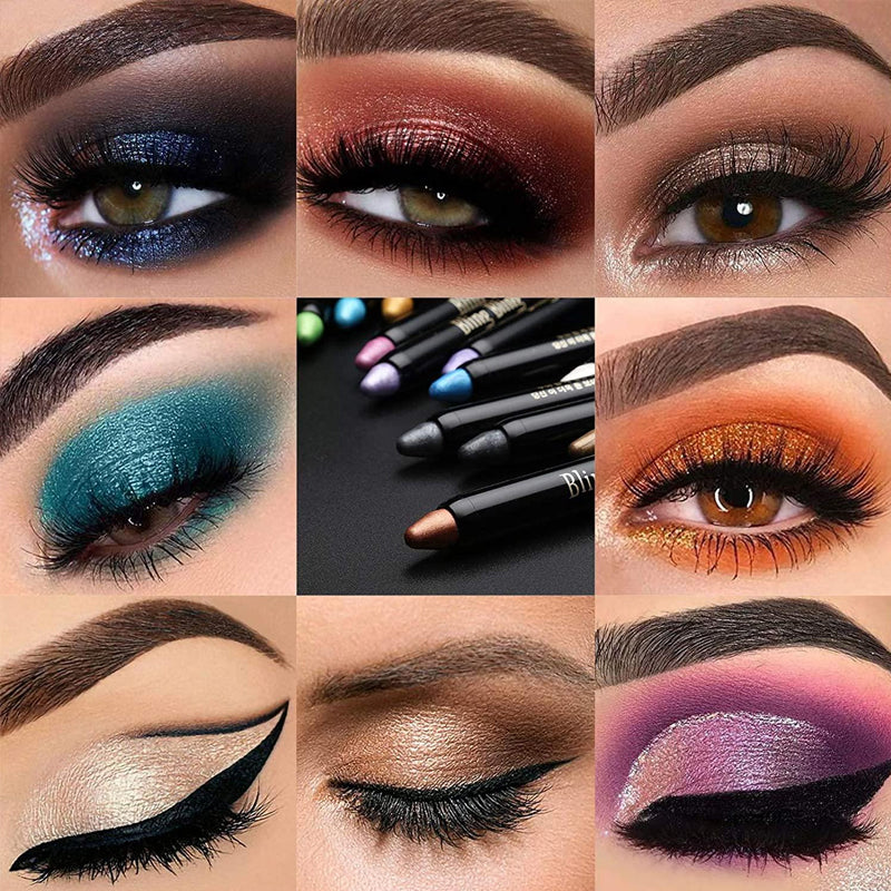 Vibrant 15 Shade Eyeshadow Makeup Stick