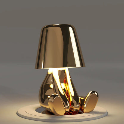 Small Vintage Bronze Desk Lamp