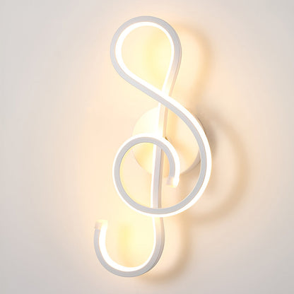 Contemporary Music Theme LED Wall Light