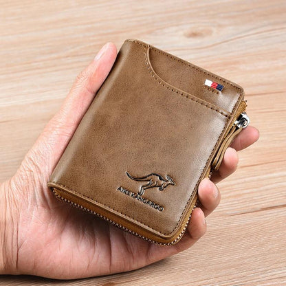 Secure Men's Leather RFID Wallet
