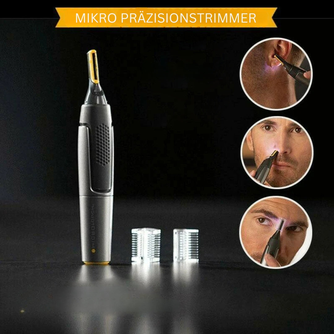 Accurate Facial Trimmer with LED and Comfort Grip
