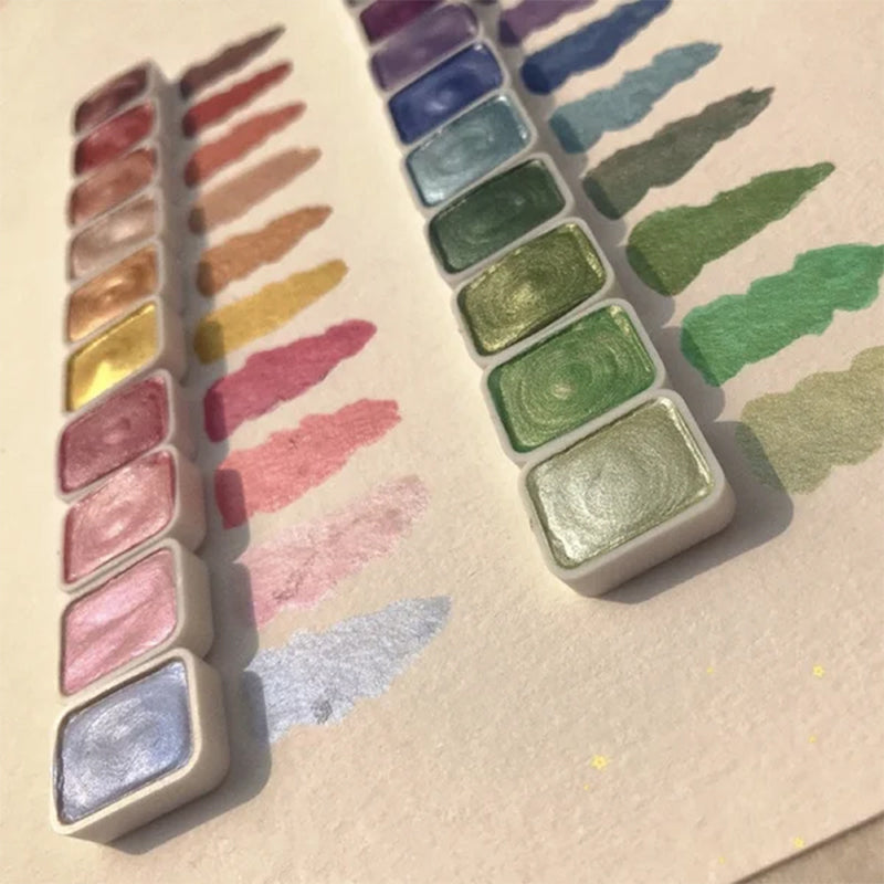 Vibrant Watercolor Art Supply Kit