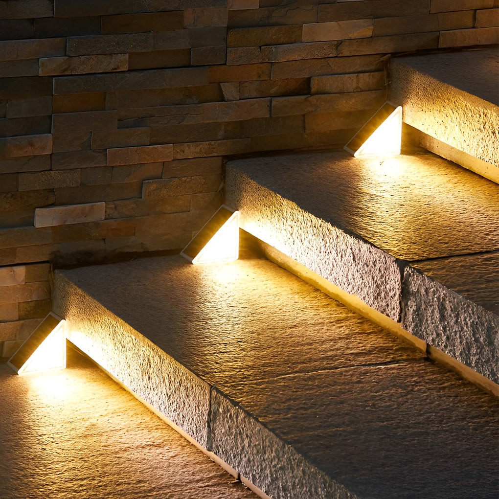 Outdoor Solar Powered LED Step Lights