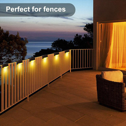 Solar Powered Outdoor Step Lights (4 Pack)