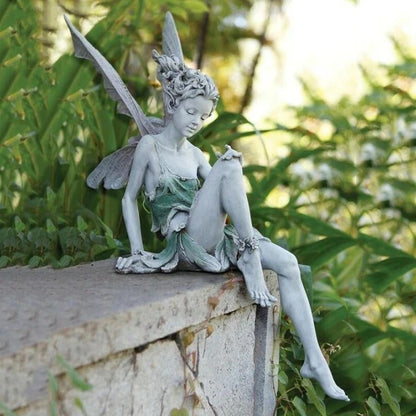 Whimsical Fairy Figurine Garden Decoration - Cofik