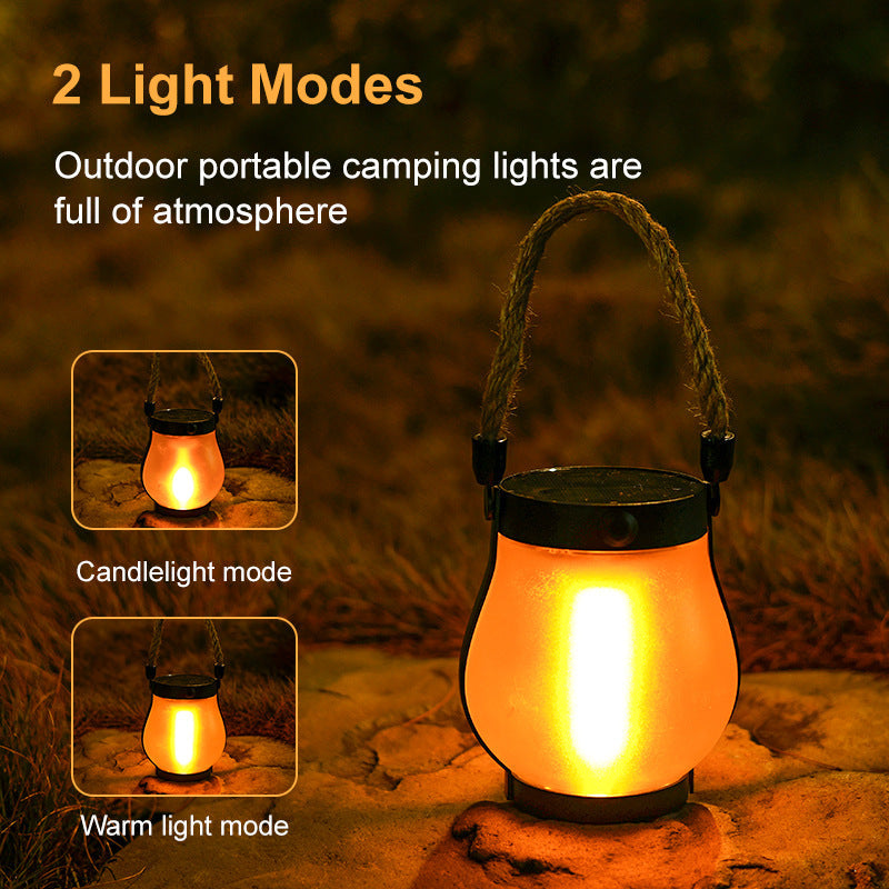 Eco Friendly Garden Solar Rope Lantern