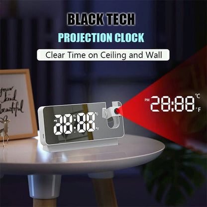 Wireless Digital LED Projection Alarm Clock
