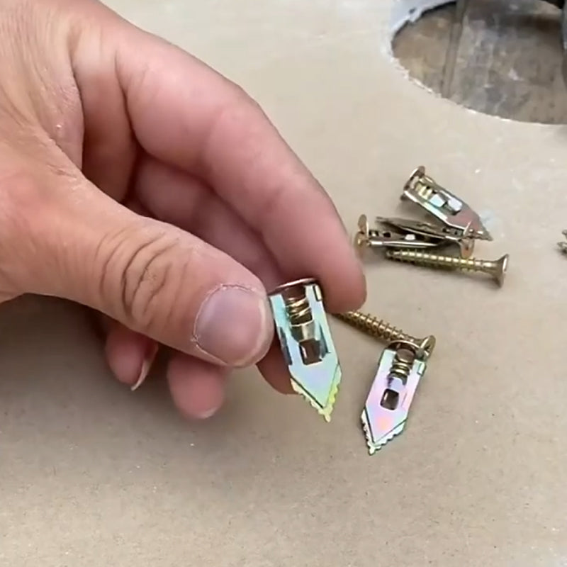 Strong Drywall Anchor Kit with Heavy Duty Zinc Screws