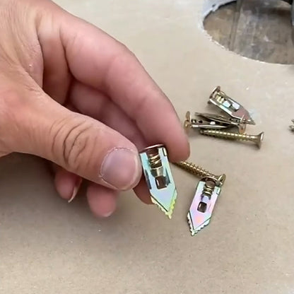 Strong Drywall Anchor Kit with Heavy Duty Zinc Screws