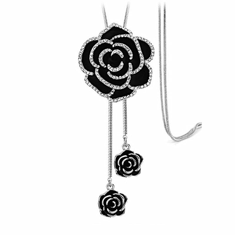 Cozy Sweater Necklace for Ladies
