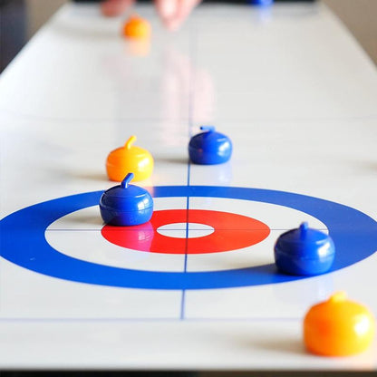Compact Portable Curling Stone Set