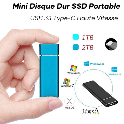 High Speed External SSD Storage Drive - Cofik