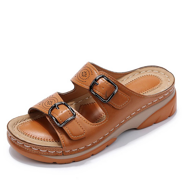 Comfortable Leather Orthopedic Women's Sandals