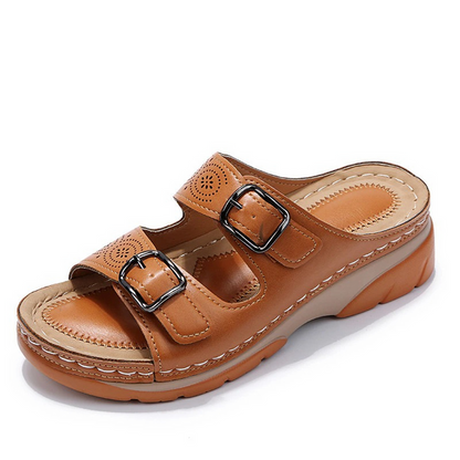 Comfortable Leather Orthopedic Women's Sandals