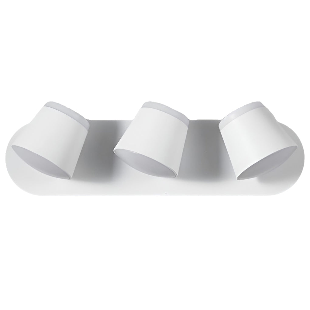 Compact Black Metal LED Wall Light Adjustable
