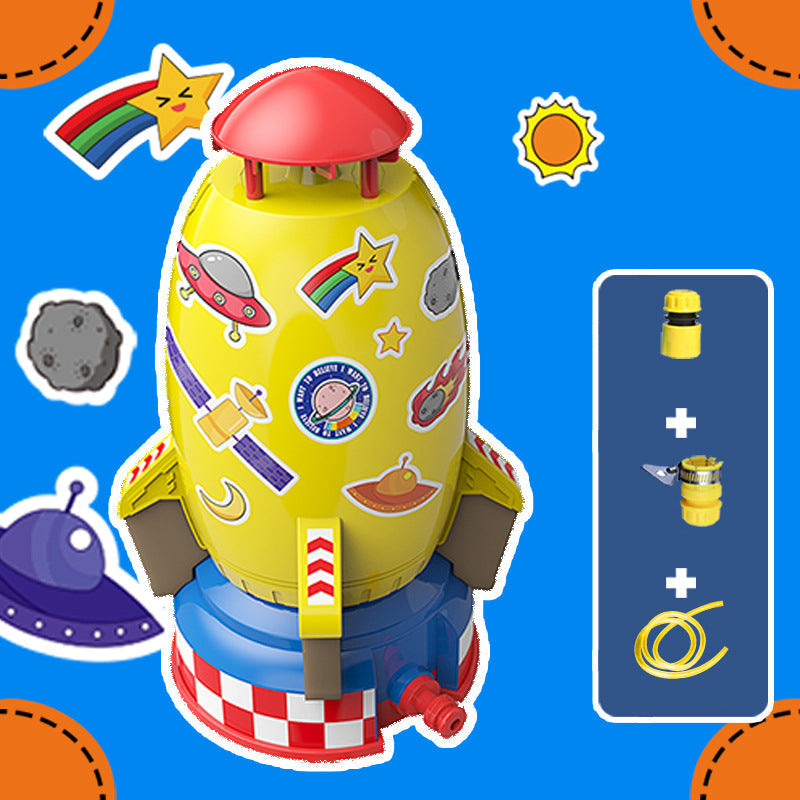 Fun Kids Water Rocket Sprinkler for Garden Play