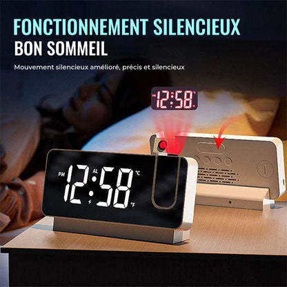 Smart LED Projection Alarm Clock