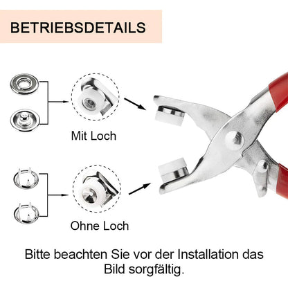 Durable Easy Snap Fastener Kit