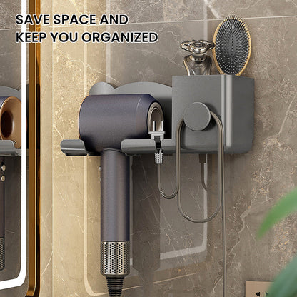 Wall Mount Hair Dryer Storage