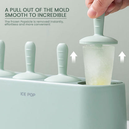 Fun Colorful Ice Pop Molds Set