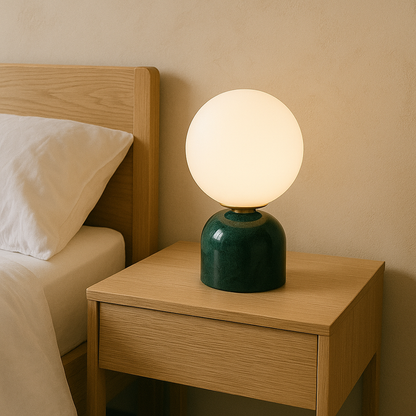 Elegant Glass Table Lamp Scandinavian Style