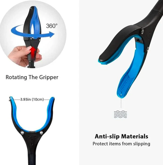 Cofik | Adjustable Reaching Claw With Rotating Grip Clip
