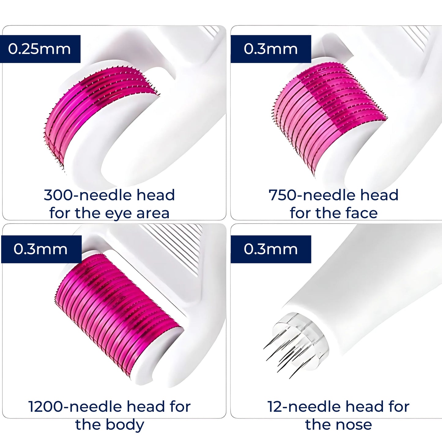 Professional Skin Rejuvenation Derma Roller Kit for Women