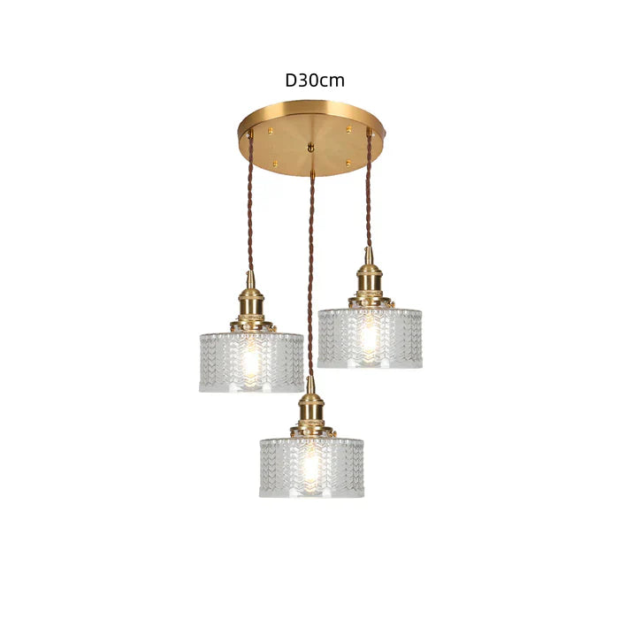 Classic Elegant Glass Drop Pendant Light