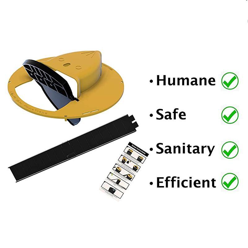 Easy Set Flip Trap Bucket Lid for Rats